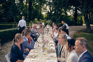 Tijdens Renee en Fabian op Kasteel Wijnenburg in Echteld door Stefan Segers
