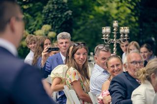 Tijdens Renee en Fabian op Kasteel Wijnenburg in Echteld door Stefan Segers