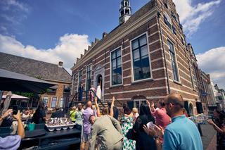 tijdens de bruiloft van Diliana en Olav in Ijsselstein - Trouwshoot Stefan Segers